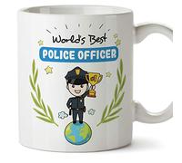 Officer Original Mug Cup Perfect Present- World's Best Police Officer - 11 oz Ceramic