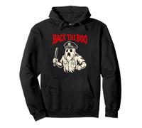 Officer Police Back the Boo Horror Ghost Cop Design Pullover Hoodie