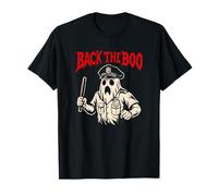 Officer Police Back The Boo Horror Ghost Cop Design T-Shirt