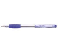 OFFICER PRODUCTS Classic Retractable Ballpoint Pen, Colour: Blue, Pack of 50, Line Width: 0.5 mm, Ball Diameter: 0.7 mm, Soft Feel Grip, 17015611-01