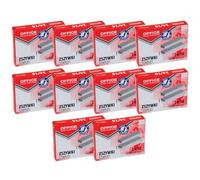 OFFICER PRODUCTS Silver 24/10 Staples, Pack of 10,000 (10 x 1000 Pieces), High Strength, Galvanised, Ideal for Office, Home Office or School