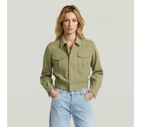 Officer Short Jacket - Green - Women XS