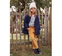 Officer's Coat in Woollen Cloth for Girls navy blue
