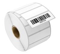 OfficeSmartLabels ZE1214034 [ 2.25" x 0.75" ] Direct Thermal Labels Postage Barcode Shipping Desktop Printer UPC FBA Sticker Zebra Compatible Labels - 4 Rolls / 1" Core