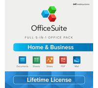 OfficeSuite Home & Business - Lifetime License - Documents, Sheets, Slides, PDF, Mail & Calendar for Windows