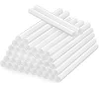 OfficeTree 50 x Hot Glue Sticks 7 mm x 150 mm - Extra Strong & Quick Drying - Hot Glue Sticks 7 mm - Hot Glue Gun Sticks - Glue Sticks for Hot Glue Gun Includes 2 Finger Protection Caps