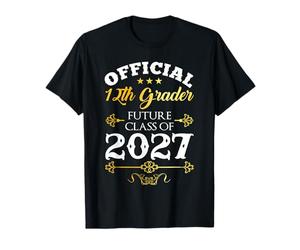 Official 12th Grader Future Class of 2027 Decor First Day T-Shirt