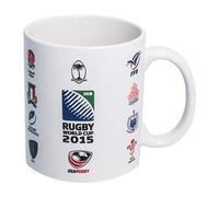 Official 20 Nations IRB World Cup 2015 Rugby Union Ceramic Mug New Boxed