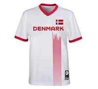 Official 2023 Women's Football World Cup Adult Team Shirt, Denmark, White, Small