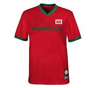 Official 2023 Women's Football World Cup Adult Team Shirt, Morocco, Red, Large