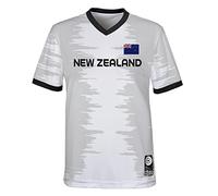 Official 2023 Women's Football World Cup Adult Team Shirt, New Zealand, White, Medium