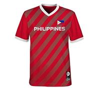 Official 2023 Women's Football World Cup Adult Team Shirt, Philippines, Red, Large