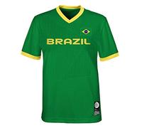 Official 2023 Women's Football World Cup Kids Team Shirt, Brazil, Green, 7 Years