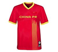 Official 2023 Women's Football World Cup Youth Team Shirt, China, Red, 8-10 Years