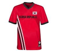 Official 2023 Women's Football World Cup Youth Team Shirt, South Korea, Red, 12-13 Years