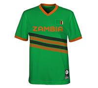 Official 2023 Women's Football World Cup Youth Team Shirt, Zambia, Green, 12-13 Years