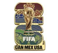 Official 2026 FIFA Limited Edition World Cup Host Nation Pin - 1.5" 2D Painted Enamel Inlay Pin - Timeless Collectable - Premium Zinc Alloy - Perfect for Clothes, Hats, Bags and