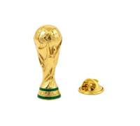 Official 2026 FIFA World Cup Edition - 1 Inch Gold Colored 2.5D Trophy Pin - Historical - Timeless Collector’s Item - Premium Weighted Zinc Alloy - Perfect for any Jacket Lapel, Hat or Shirt