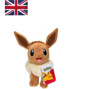Official 8-Inch Eevee Plush - Snuggly & Soft Stuffed Toy for Pokémon Lovers