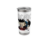 Official AC/DC Angus Problem Child Graphic Rock and Roll Stainless Steel Insulated Tumbler