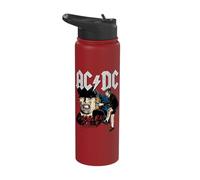 Official AC/DC Angus Problem Child Graphic Rock and Roll Stainless Steel Insulated Water Bottle