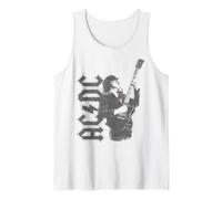 Official AC/DC Distressed Tonal Angus Guitar Tank Top