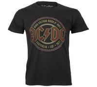 Official AC DC Established 1973 T Shirt Logo Mens New Black S M L XL XXL