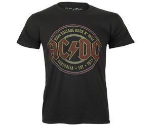 Official AC DC Established 1973 T Shirt Logo Mens New Black S M L XL XXL