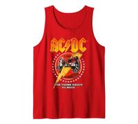 Official AC/DC for Those About to Rock 1981 Tour Red Tank Top