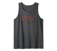 Official AC/DC for Those About to Rock Canon Rock Music Band Tank Top, Men, Dark Heather Grey, Medium
