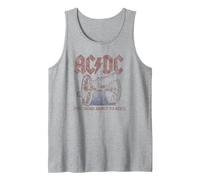 Official AC/DC for Those About to Rock Canon Rock Music Band Tank Top, Men, Heather Grey, Large