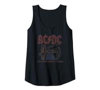 Official AC/DC for Those About to Rock Canon Rock Music Band Tank Top, Women, Black, Medium
