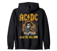 Official AC/DC Givin The Dog a Bone Rock ACDC Design Zip Hoodie