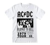 Official AC/DC T-Shirt Highway To Hell 1979 Tour Vintage Rock Fan Apparel Gift