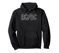 Official AC/DC Jagged Logo Vintage Band Pullover Hoodie