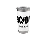 Official AC/DC Plug me in Logo Stainless Steel Insulated Tumbler