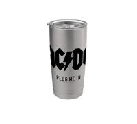 Official AC/DC Plug me in Logo Stainless Steel Insulated Tumbler