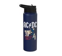 Official AC/DC Problem Child Distressed Artwork ACDC Rock Stainless Steel Insulated Water Bottle