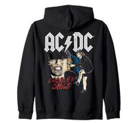 Official AC/DC Problem Child Distressed Artwork ACDC Rock Zip Hoodie