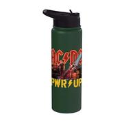 Official AC/DC Rock Music Band PWRUP Stage Lights Stainless Steel Insulated Water Bottle