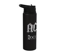 Official AC/DC Rock or Bust Silver ACDC Rock Stainless Steel Insulated Water Bottle
