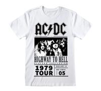Official AC/DC T-Shirt Highway To Hell 1979 Tour Vintage Rock Fan Apparel Gift