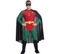 Official Adult BATMAN or ROBIN Fancy Dress Costume Outfit Book Wk Gotham Mens