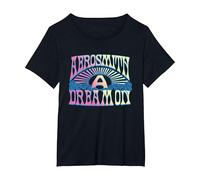 Official Aerosmith Dream On T-Shirt, Women's Plus, Black, 1X