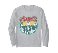 Official Aerosmith Get A Grip Logo Long Sleeve T-Shirt