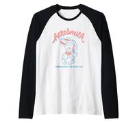 Official Aerosmith Night Life Bunny Raglan Baseball Tee