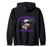 Official Aerosmith Rockin The Joint Zip Hoodie