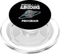 OFFICIAL ALIEN EXCHANGE PROGRAM funny aliens science fiction PopSockets PopGrip for MagSafe