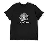 Official Aliens USS Sulaco Bugstomper Logo Distressed Print T-Shirt Black