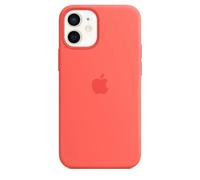 Official Apple iPhone 12 Mini Case MagSafe Silicone Pink Citrus MHKP3ZM/A
